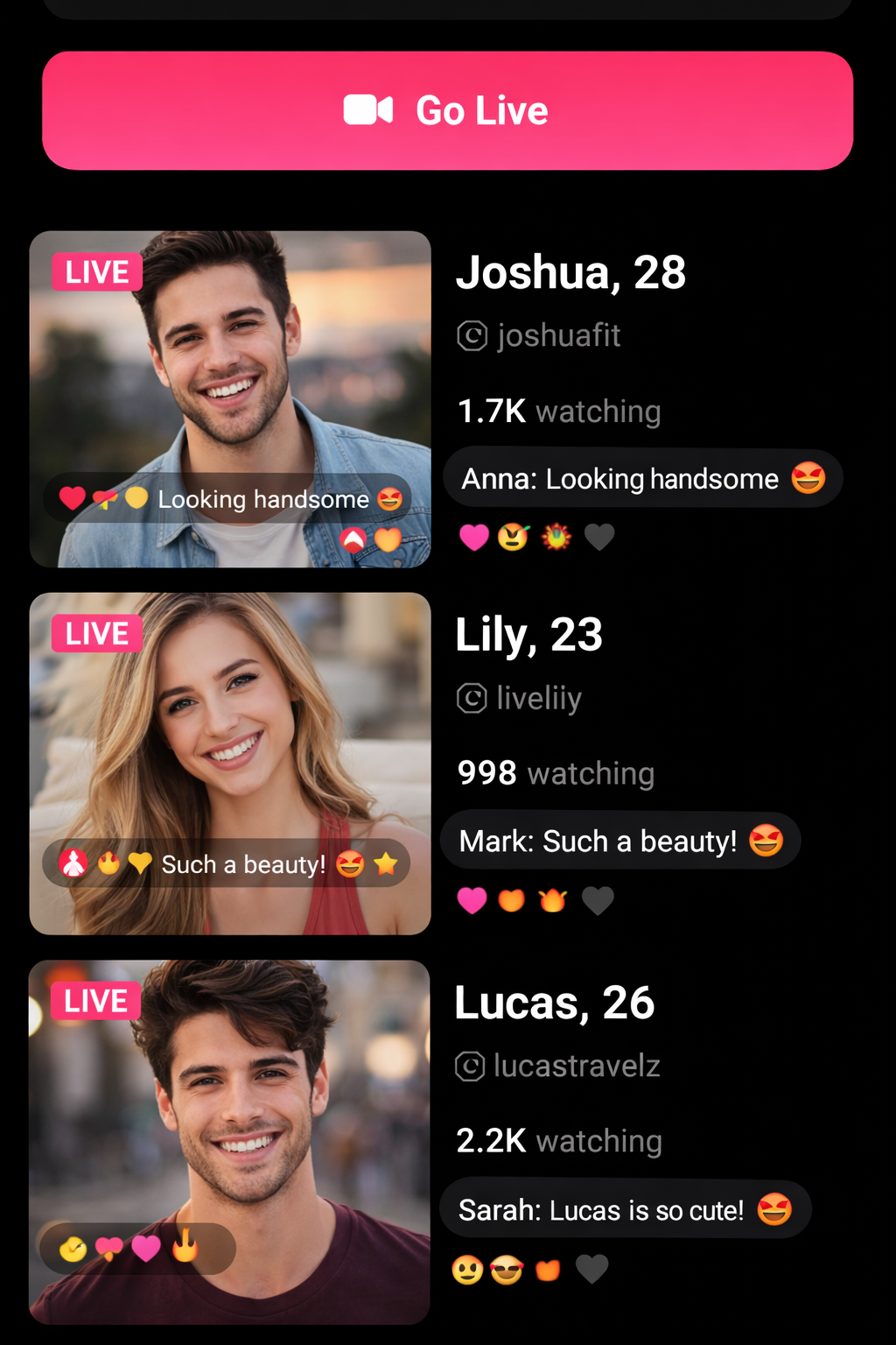 PulseMatch Live Stream